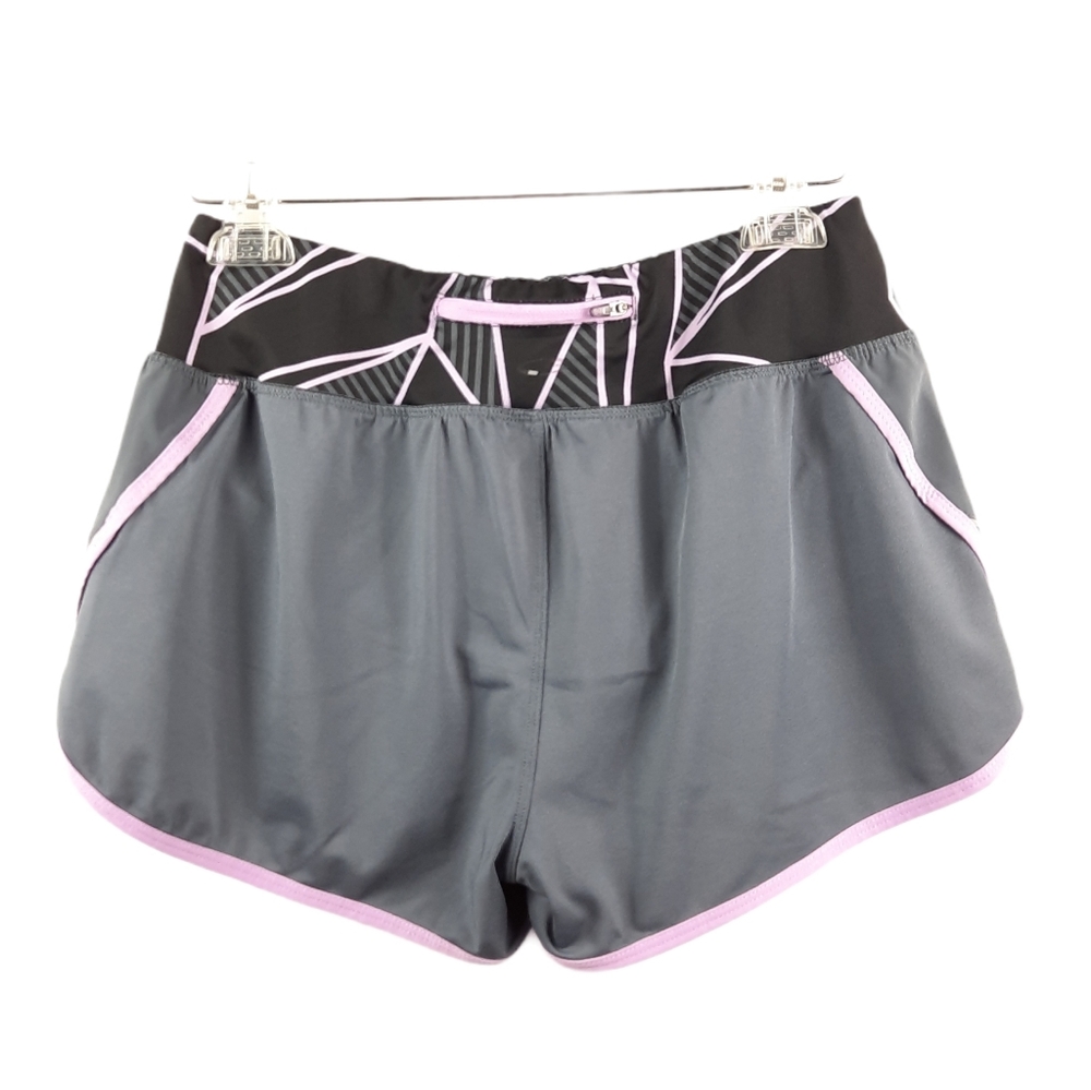 Champion Black Gray Lavendar Lined Running Short M_9